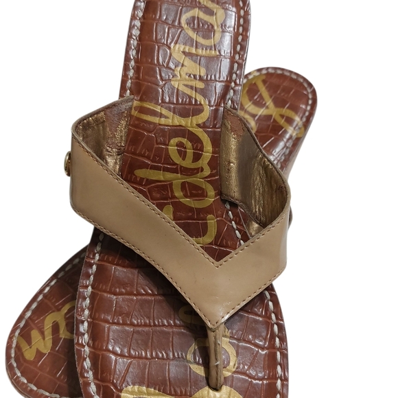 Sam Edelman Tan Wedge Sandals - Picture 9 of 10